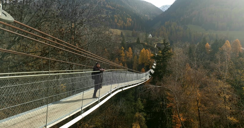 Hängebrücke über die Argen: Spektakulärer Ausblick auf 2 Ebenen
